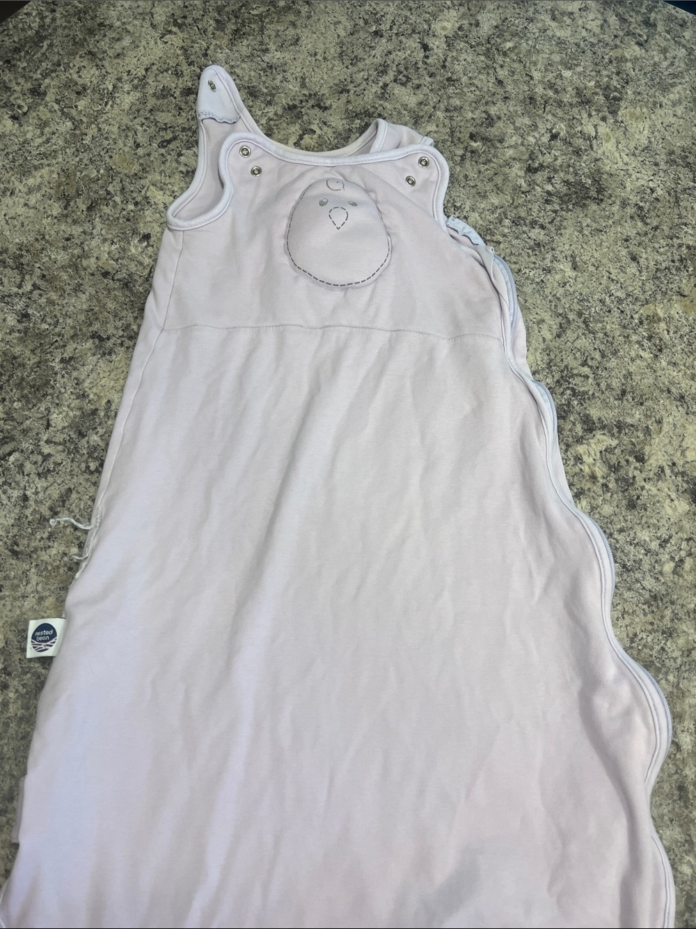 Nested Bean Light Pink Infant Sleepwear with Logo Tag